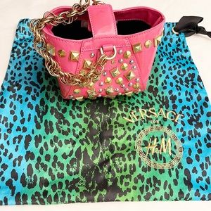 🩷H&M VERSACE STUDDED MINI BAG Chain & Dustbag